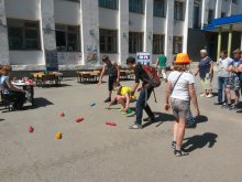 В п. СОКОЛ ШКОЛЬНИКИ ТУШИЛИ УСЛОВНЫЙ ОЧАГ ВОЗГОРАНИЯ